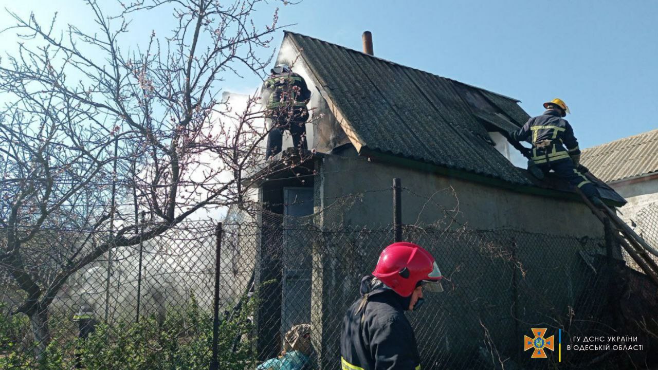 В Белгород-Днестровском горел жилой дом