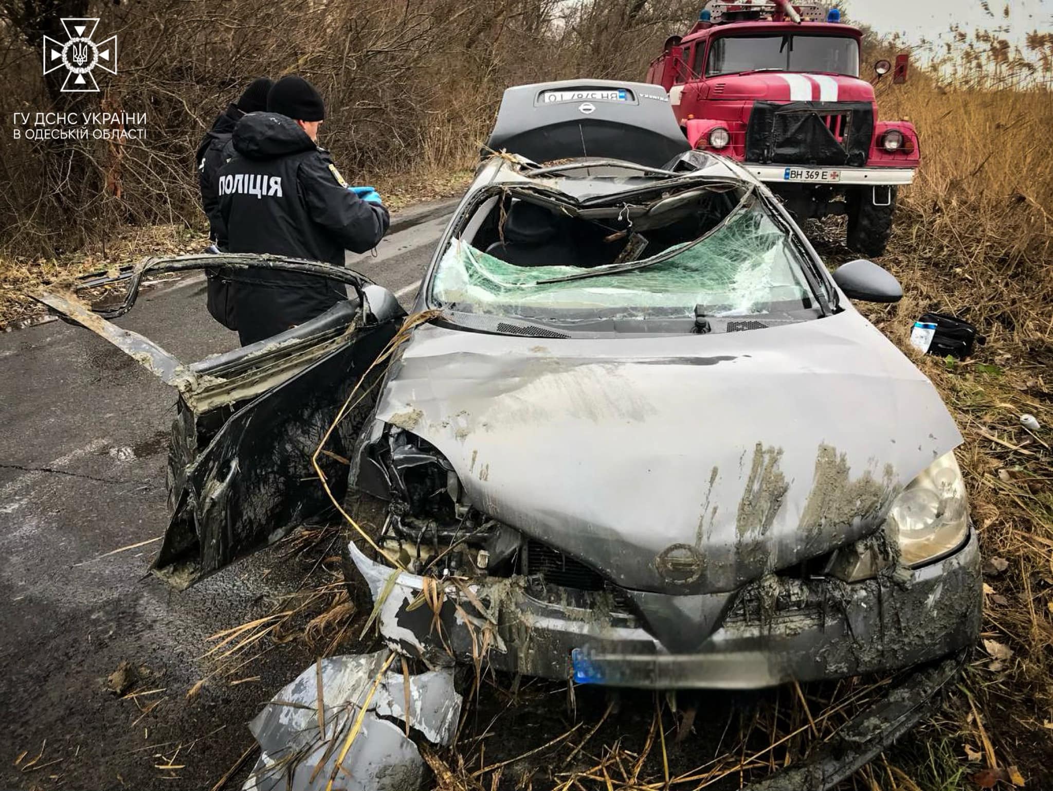 В Одесской области достали из воды авто с двумя погибшими