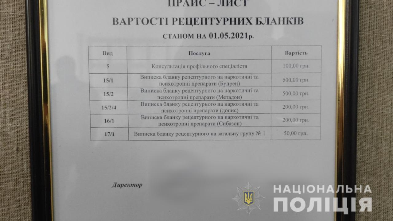 В Одессе врачи за 500 грн выписывали рецепты на метадон и бупренорфин  (фото, видео)